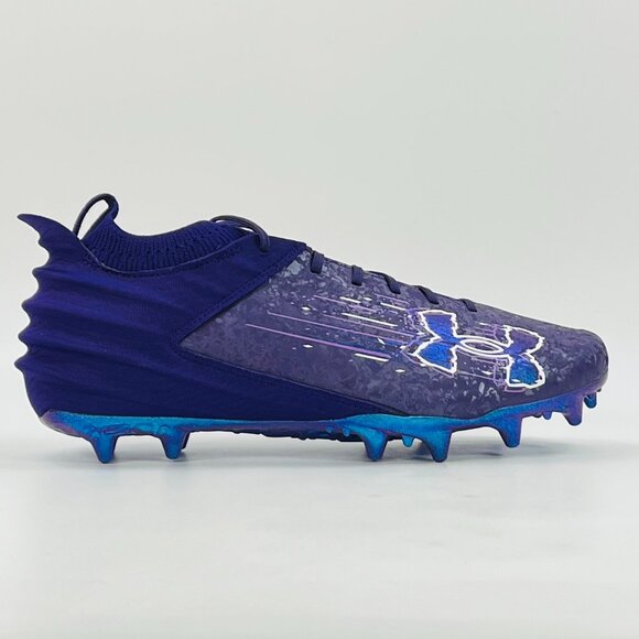 NEW Under Armour Blur 2 MC Suede Football Cleats 3027978-500 Size 13 Purple NEW Under Armour Blur 2 MC Suede Football Cleats 3027978-500  main image 4